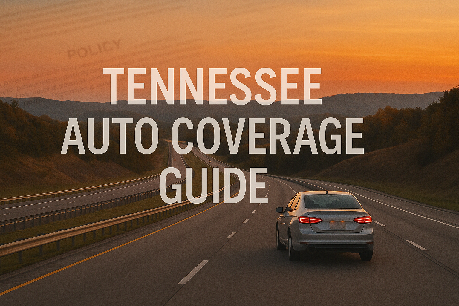 Tennessee car insurance comparison highway scene 2025